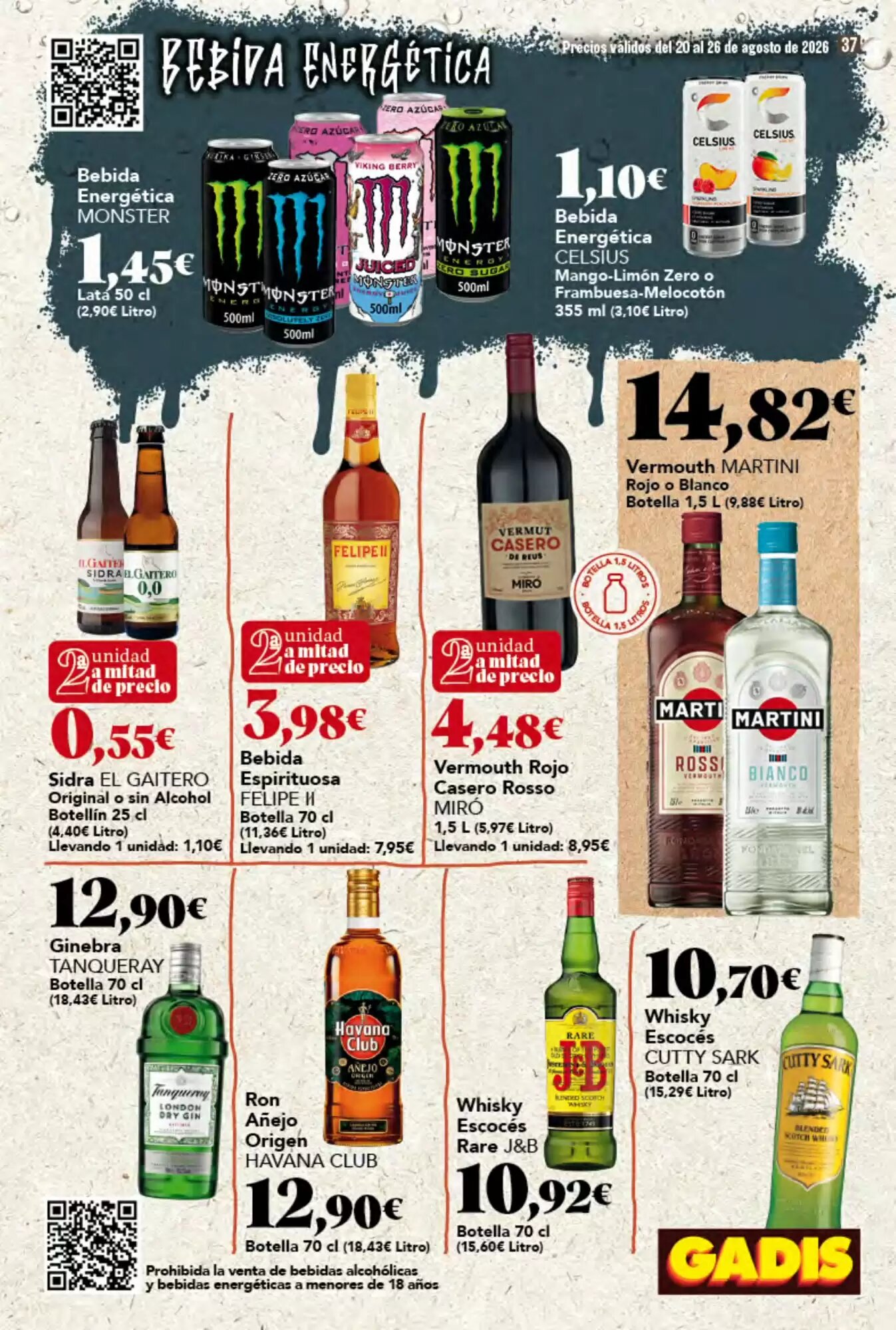 Folleto promocional de Gadis válido desde el 20/08/2026 - Página 37.