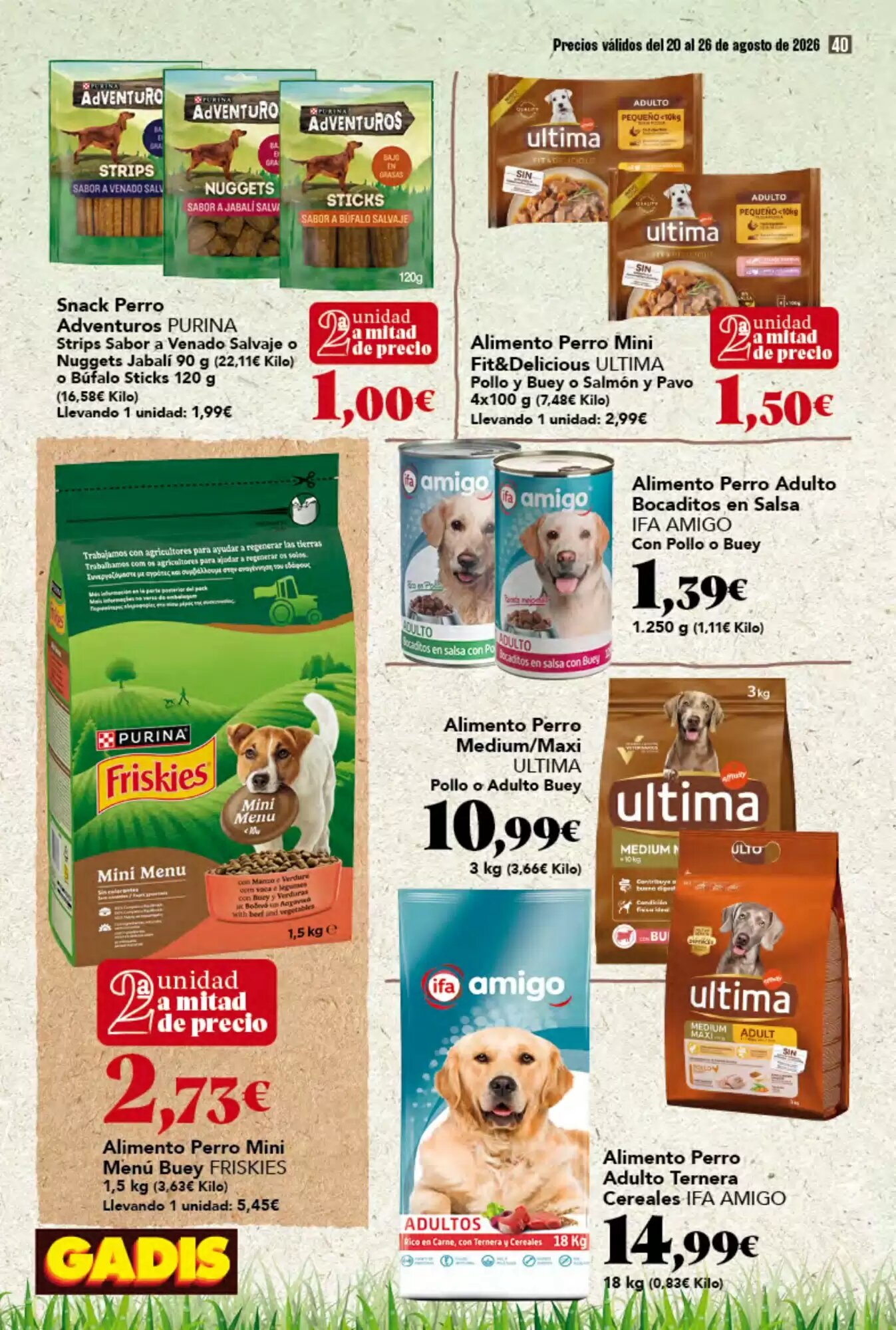 Folleto promocional de Gadis válido desde el 20/08/2026 - Página 40.