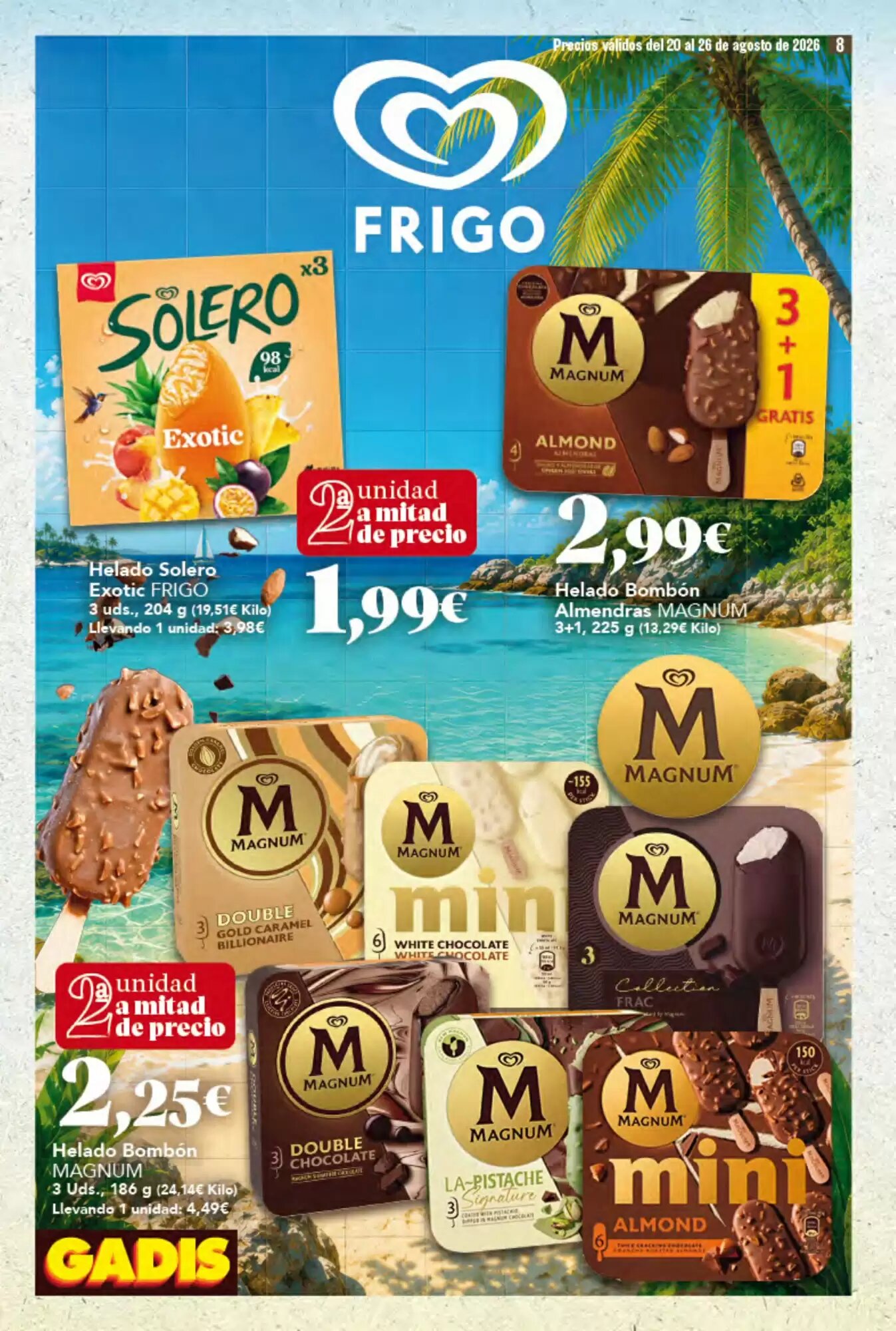 Folleto promocional de Gadis válido desde el 20/08/2026 - Página 8.