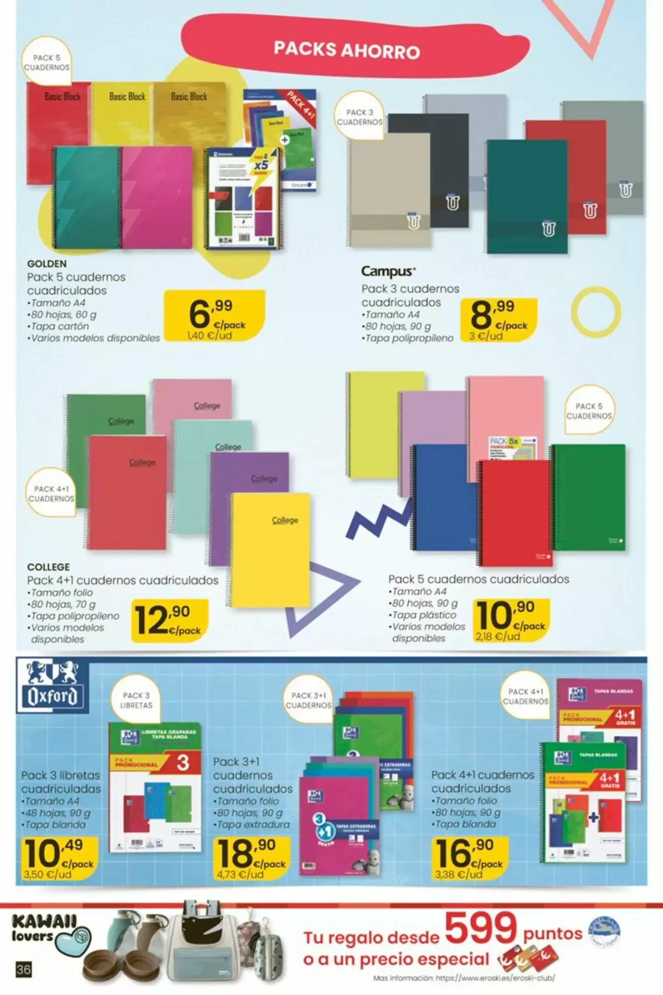 Folleto promocional de Eroski válido desde el 20/08/2026 - Página 36.