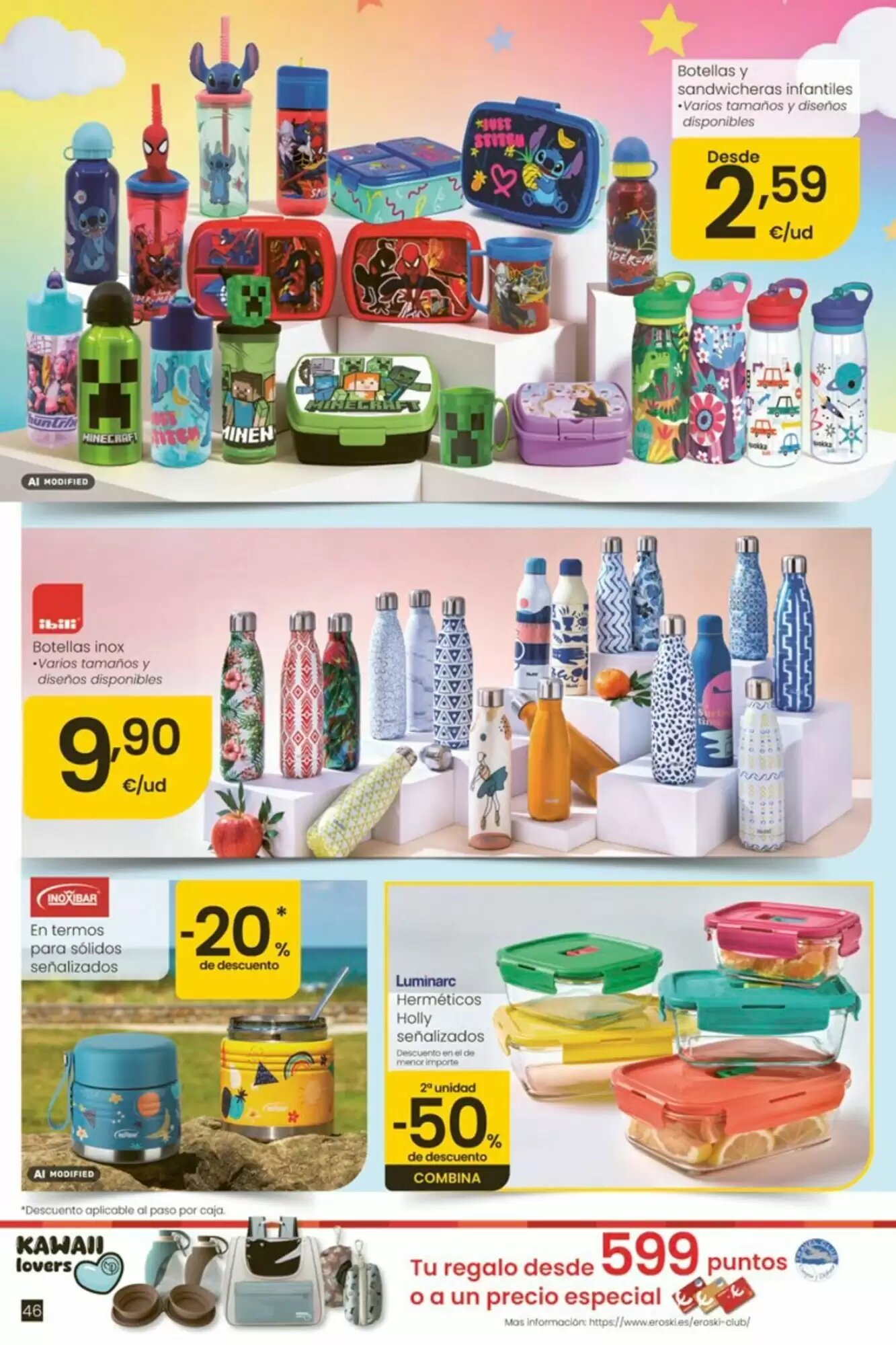 Folleto promocional de Eroski válido desde el 20/08/2026 - Página 46.
