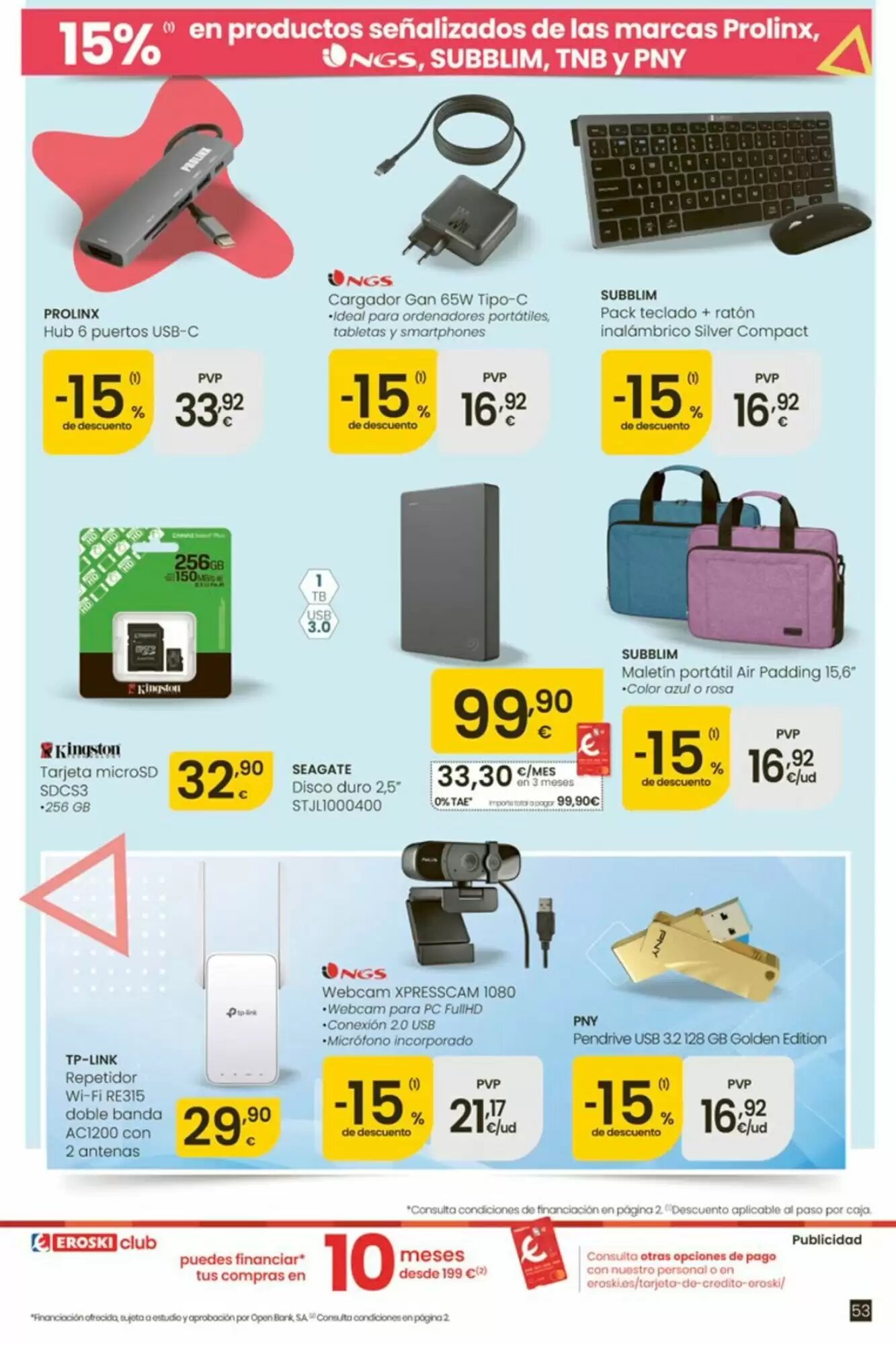 Folleto promocional de Eroski válido desde el 20/08/2026 - Página 53.