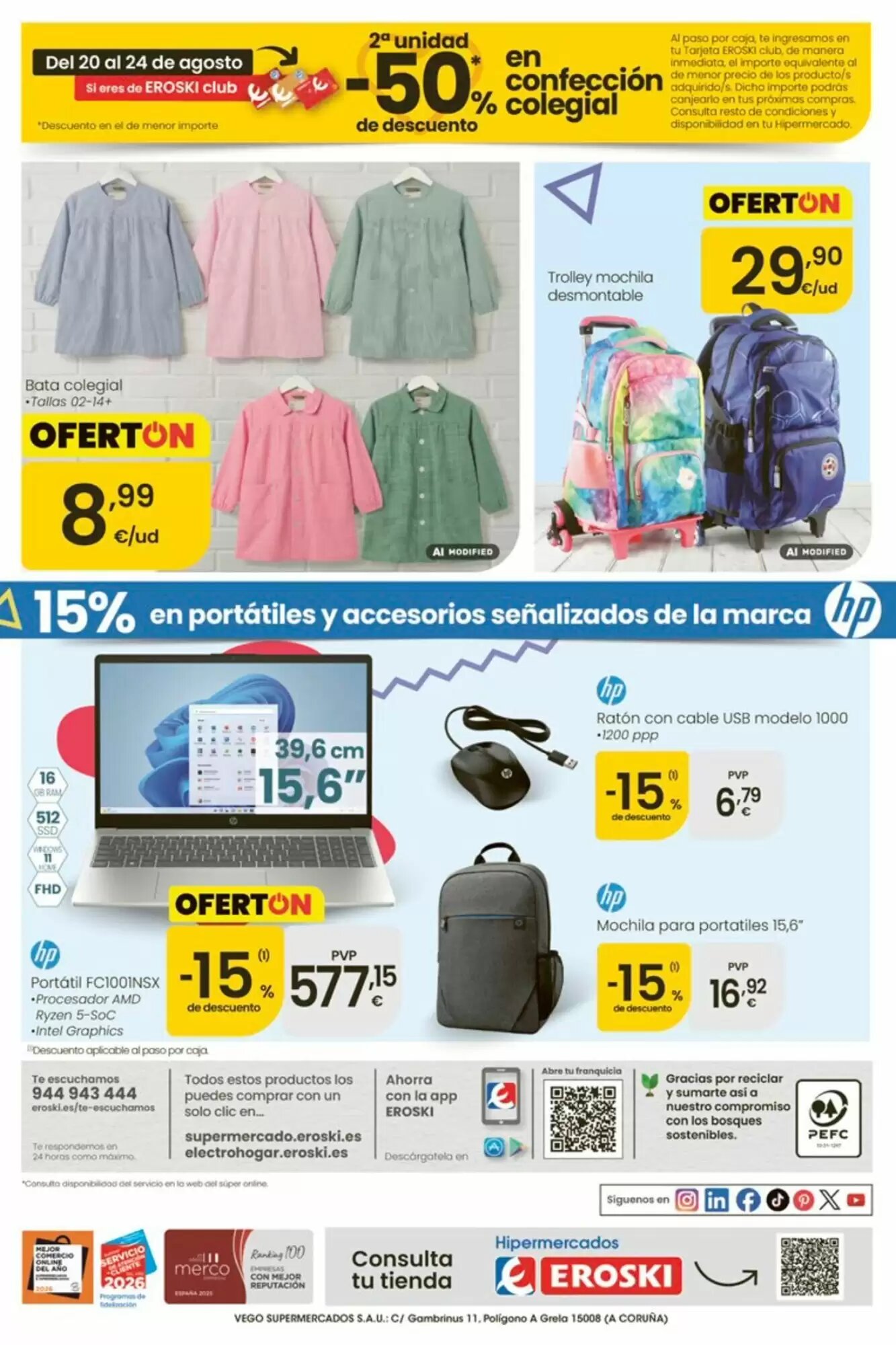 Folleto promocional de Eroski válido desde el 20/08/2026 - Página 56.