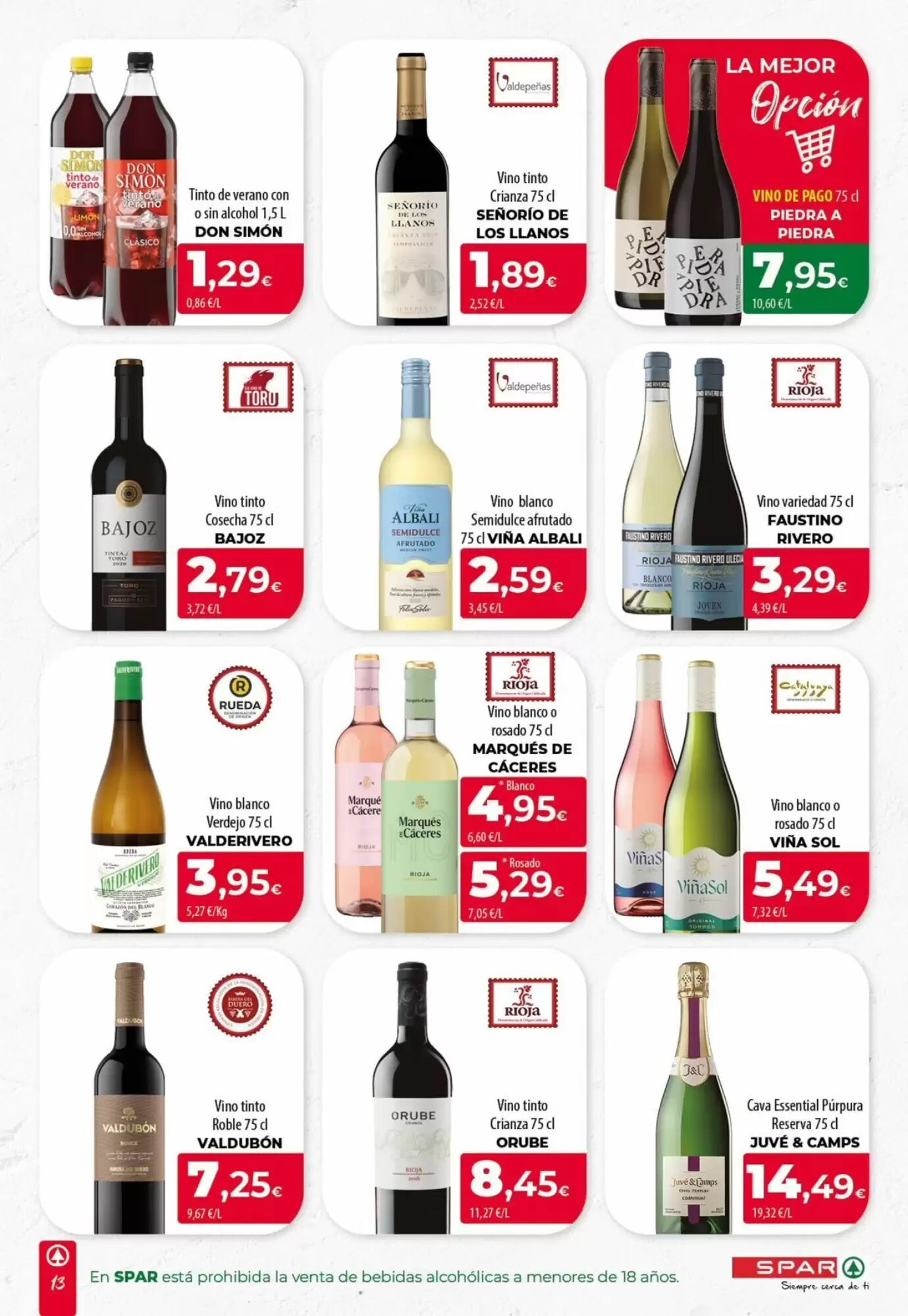 Folleto promocional de Spar Tenerife válido desde el 20/08/2026 - Página 13.