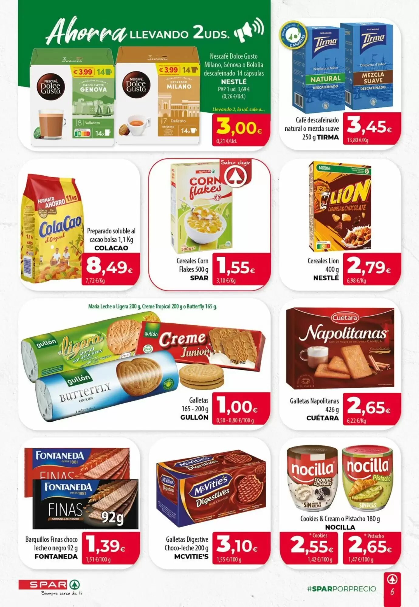 Folleto promocional de Spar Tenerife válido desde el 20/08/2026 - Página 6.