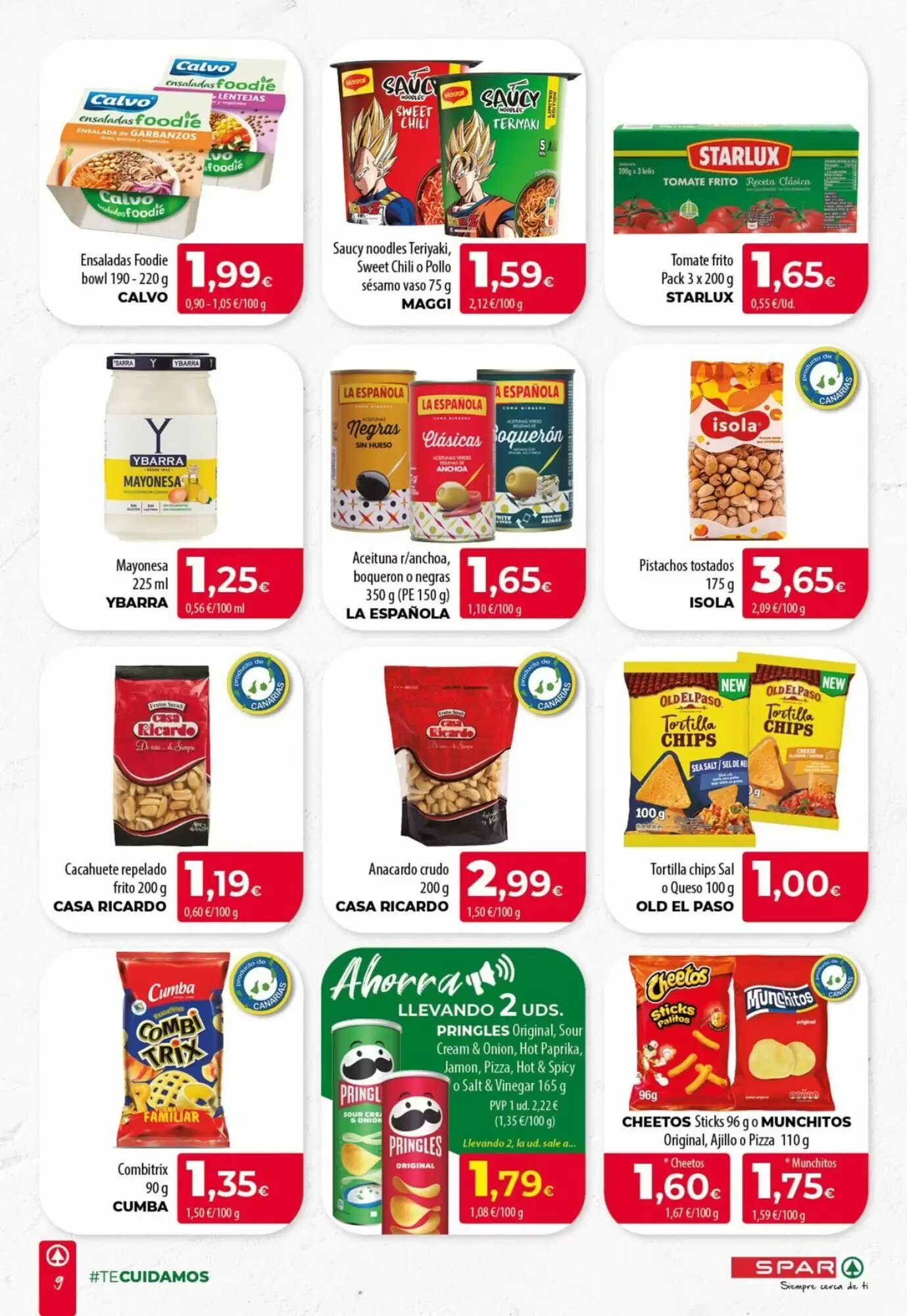 Folleto promocional de Spar Tenerife válido desde el 20/08/2026 - Página 9.