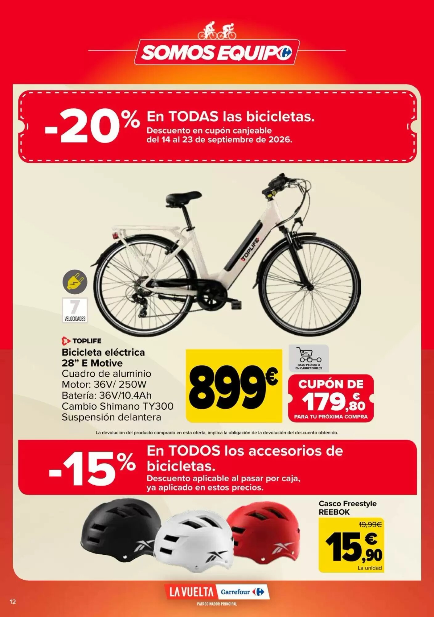 Folleto promocional de Carrefour válido desde el 21/08/2026 - Página 12.