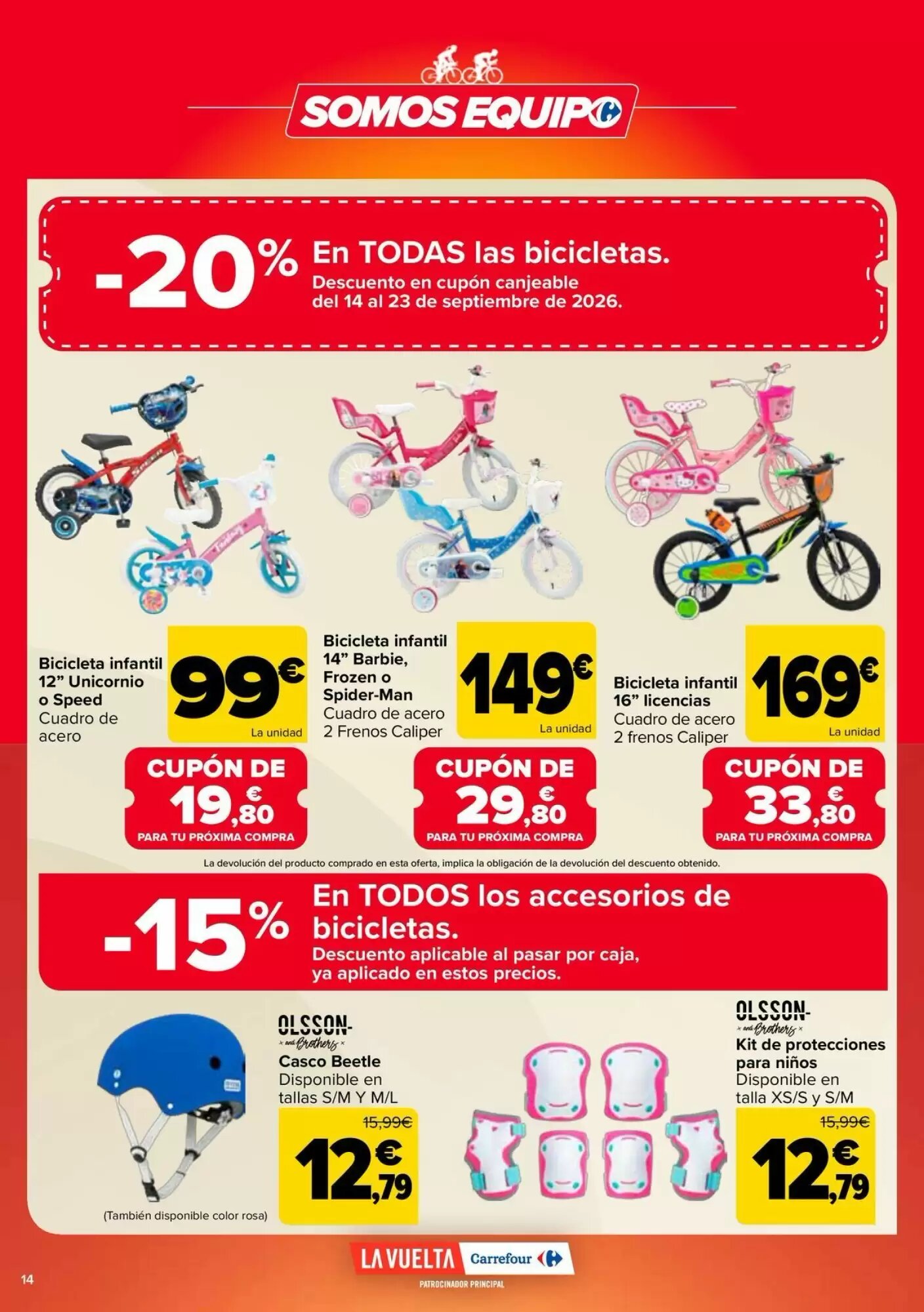 Folleto promocional de Carrefour válido desde el 21/08/2026 - Página 14.