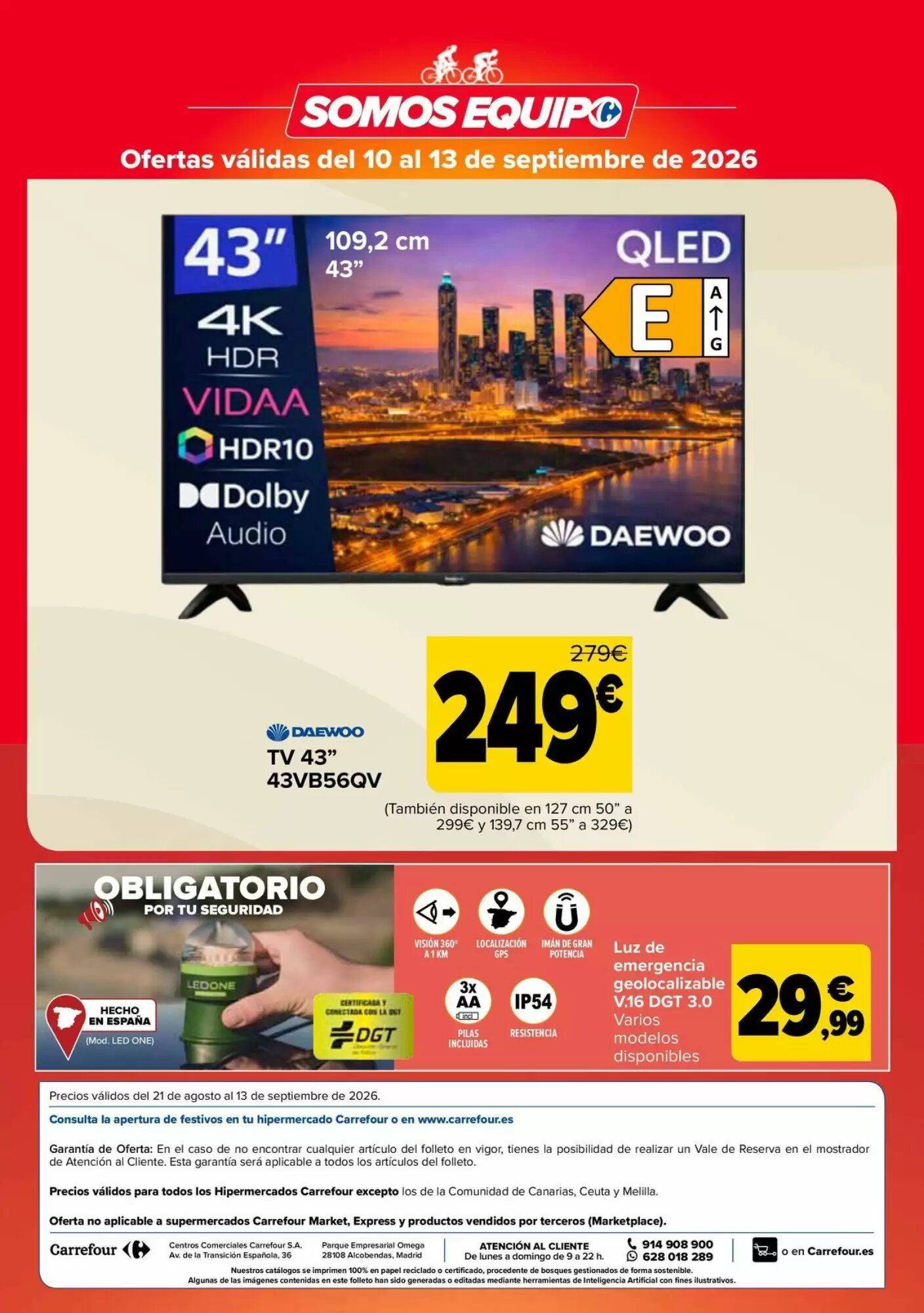 Folleto promocional de Carrefour válido desde el 21/08/2026 - Página 18.
