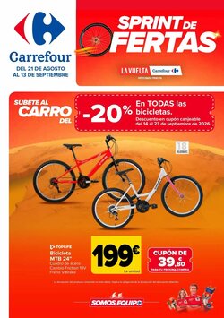 Folleto promocional de Carrefour válido desde el 21/08/2026