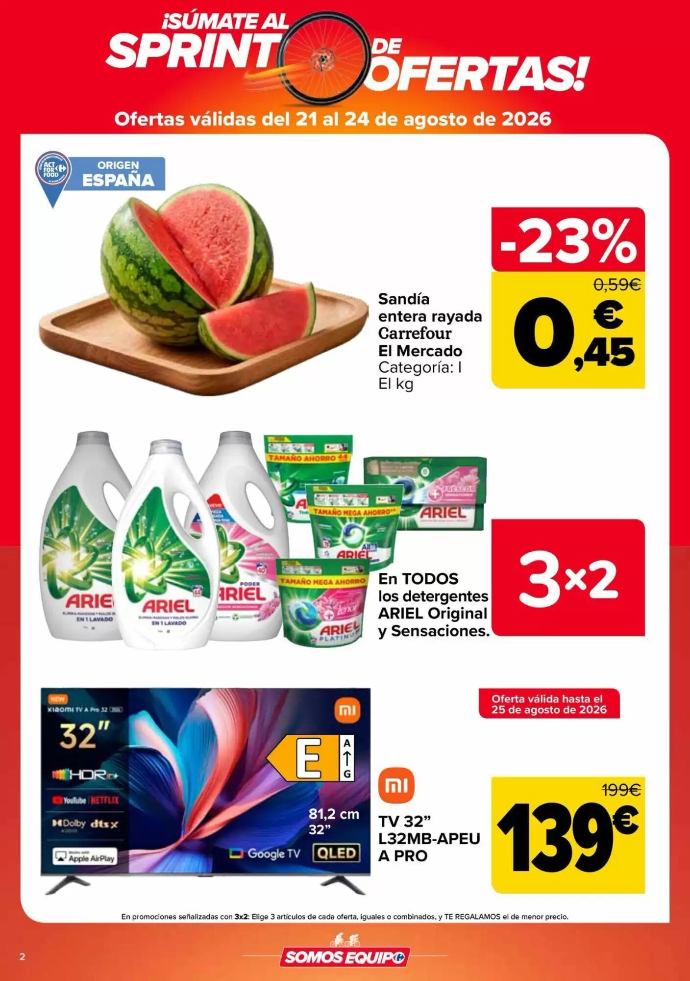 Folleto promocional de Carrefour válido desde el 21/08/2026 - Página 2.