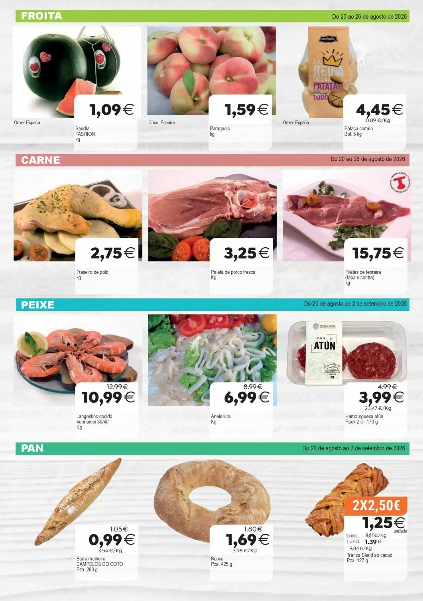 Folleto promocional de Supermercados Aquí válido desde el 21/08/2026 - Página 2.