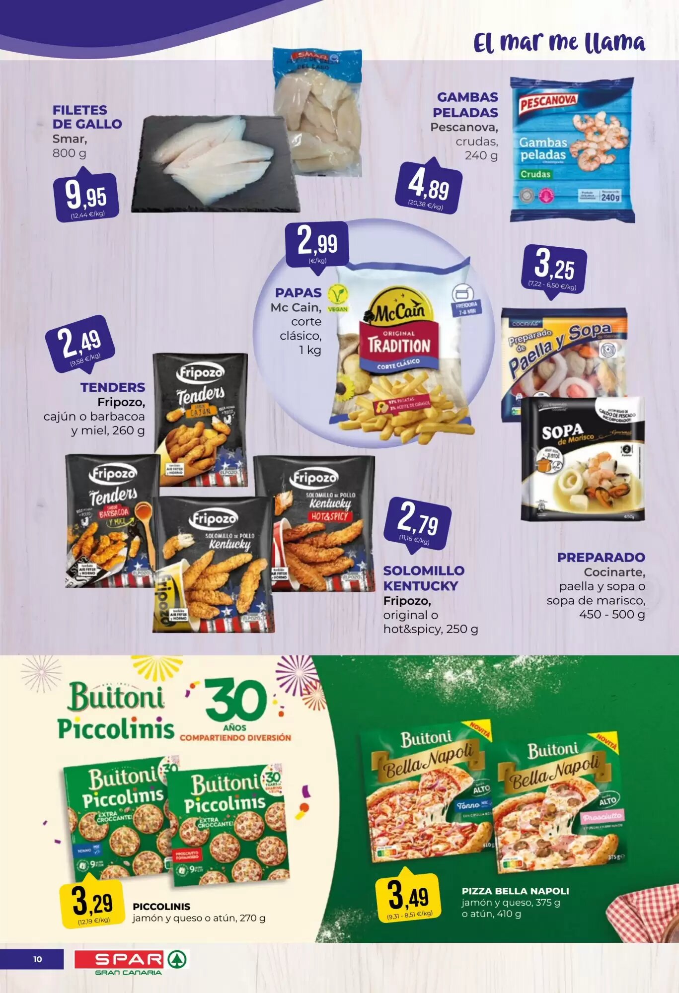 Folleto promocional de SPAR Gran Canaria válido desde el 21/08/2026 - Página 10.