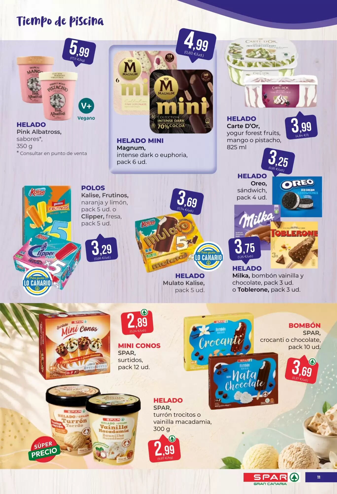 Folleto promocional de SPAR Gran Canaria válido desde el 21/08/2026 - Página 11.