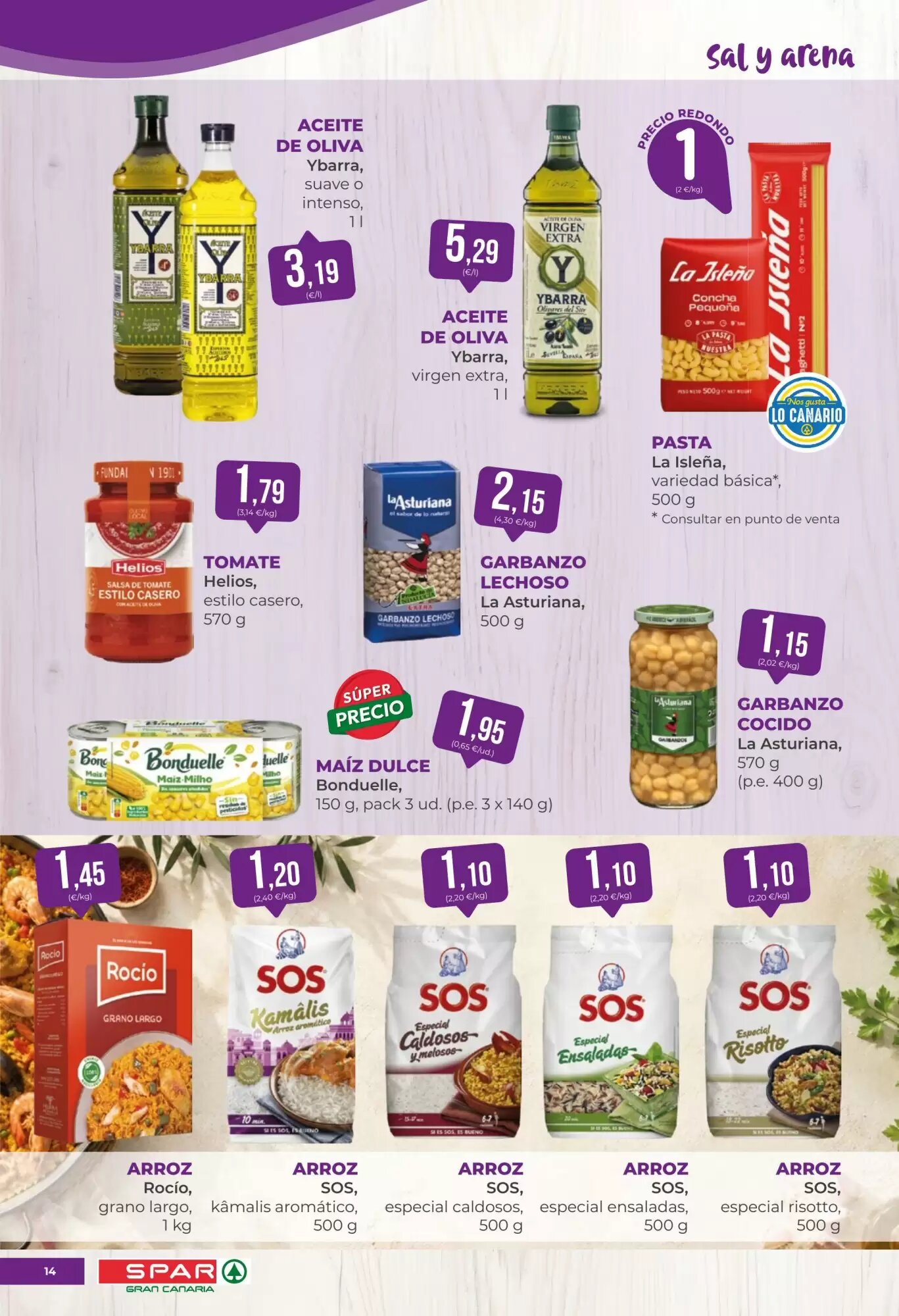 Folleto promocional de SPAR Gran Canaria válido desde el 21/08/2026 - Página 14.