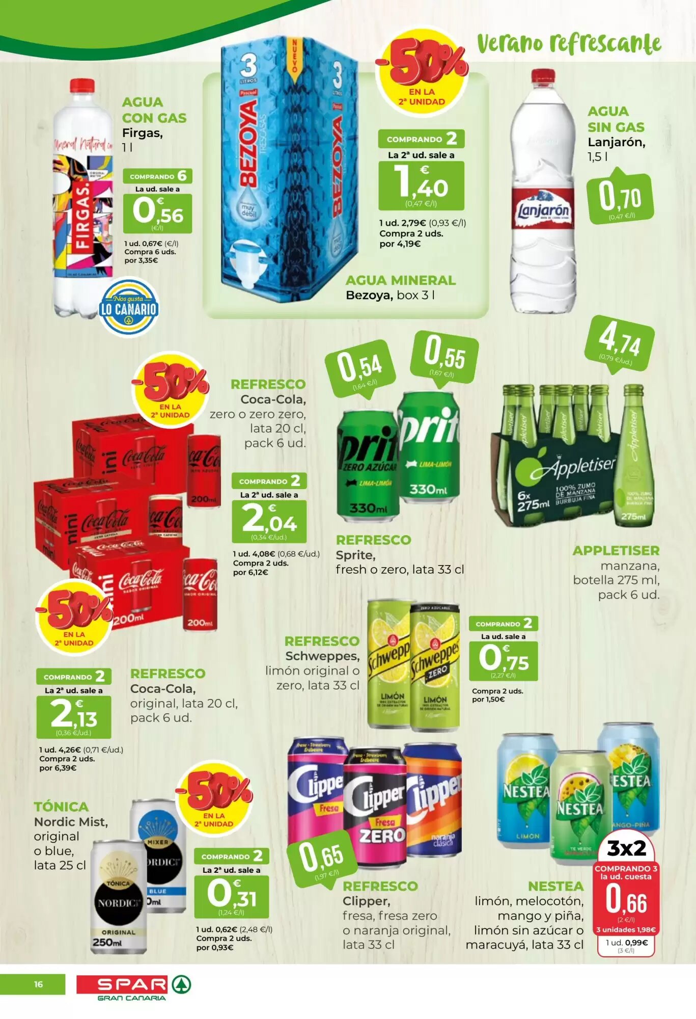 Folleto promocional de SPAR Gran Canaria válido desde el 21/08/2026 - Página 16.