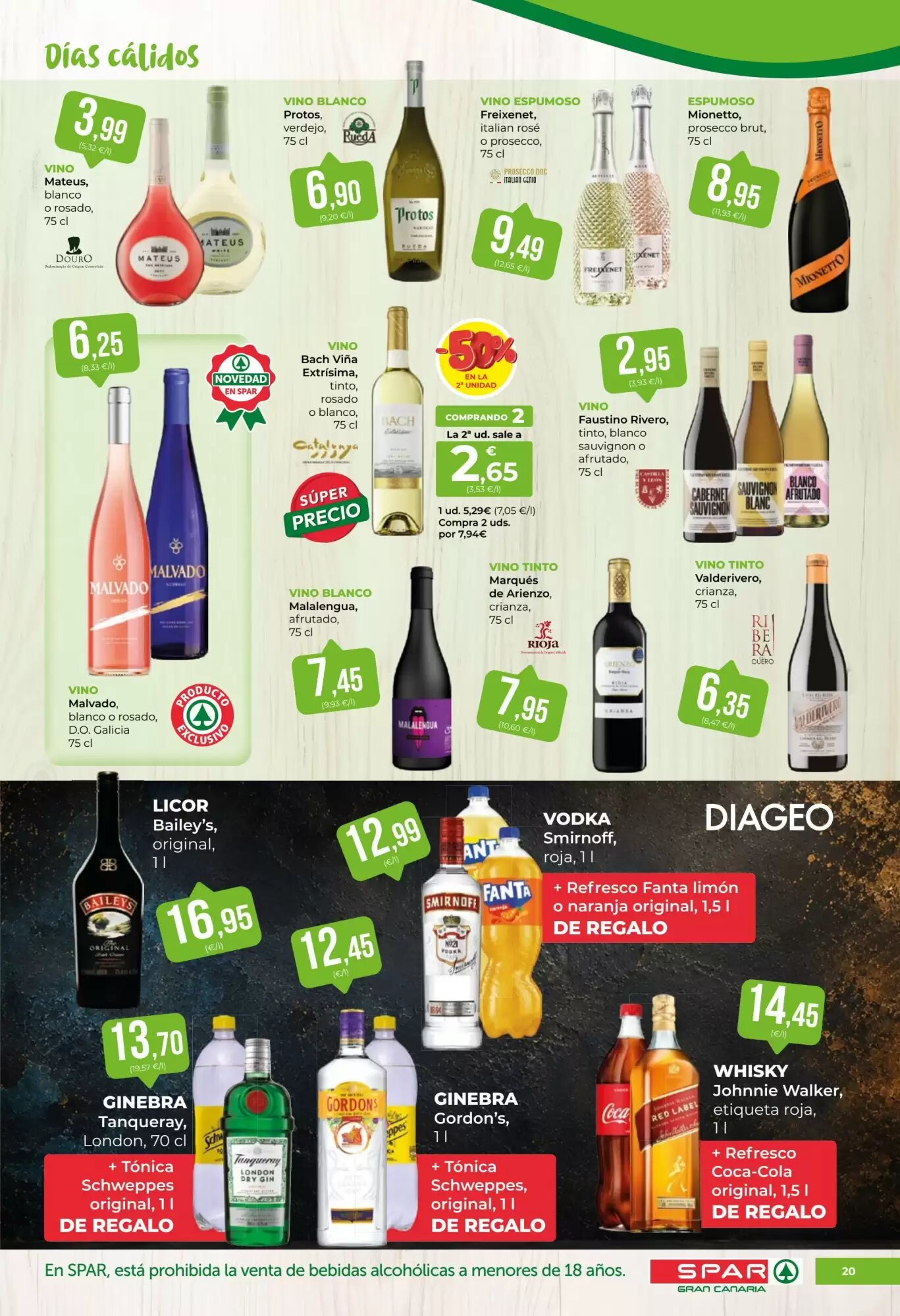 Folleto promocional de SPAR Gran Canaria válido desde el 21/08/2026 - Página 20.