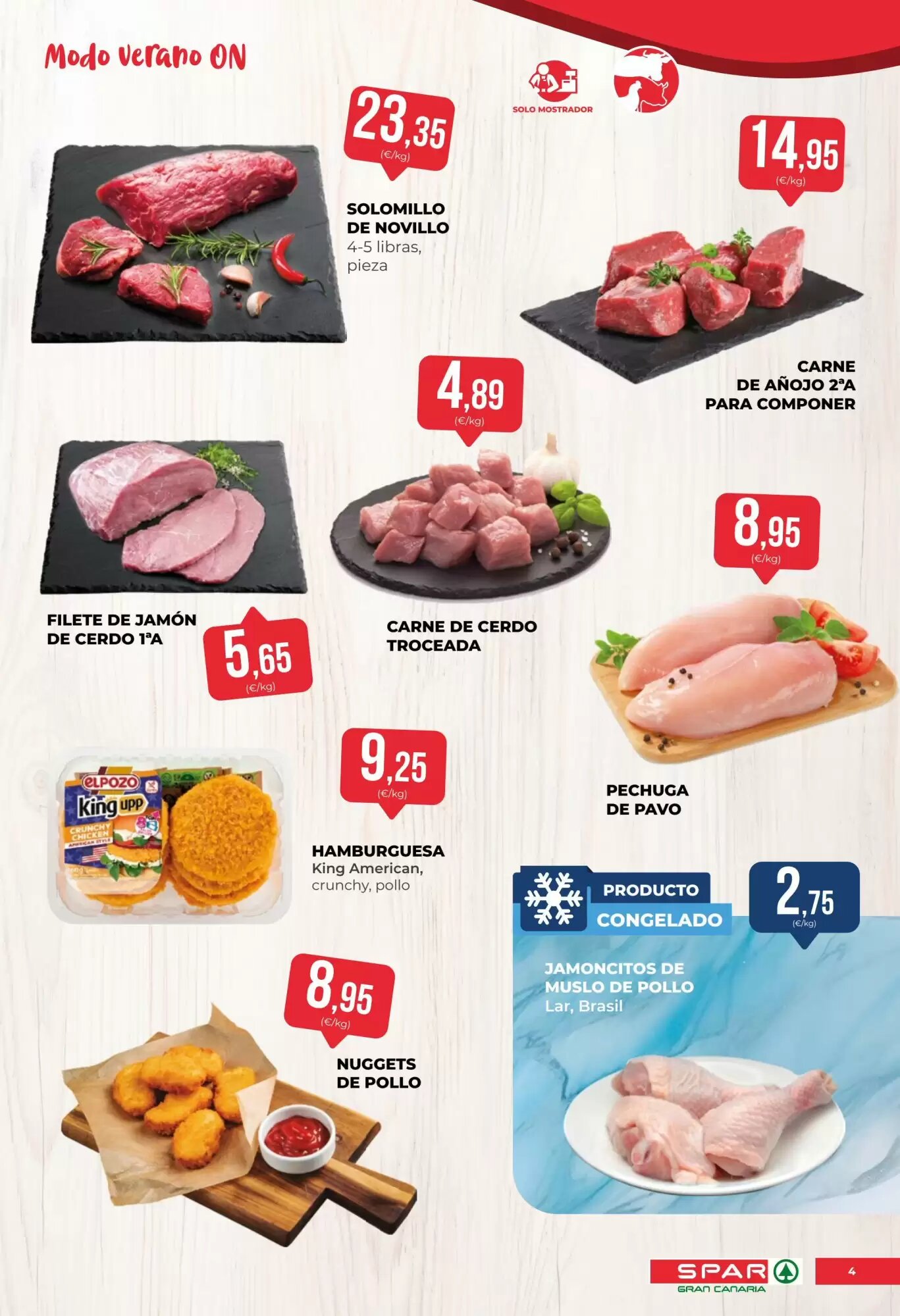 Folleto promocional de SPAR Gran Canaria válido desde el 21/08/2026 - Página 4.
