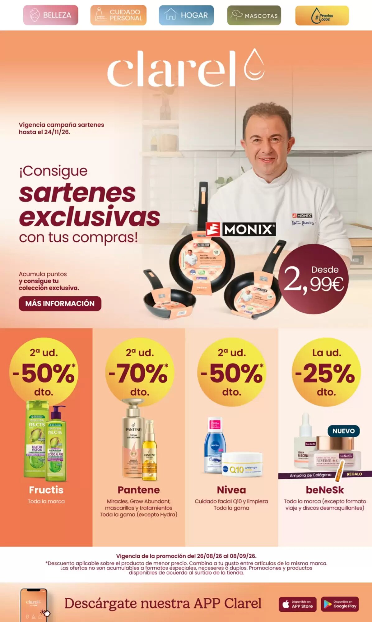 Folleto promocional de Supermercados Aquí válido desde el 21/08/2026 - Página 1.