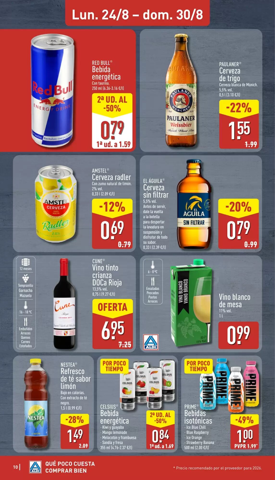 Folleto promocional de ALDI válido desde el 24/08/2026 - Página 10.
