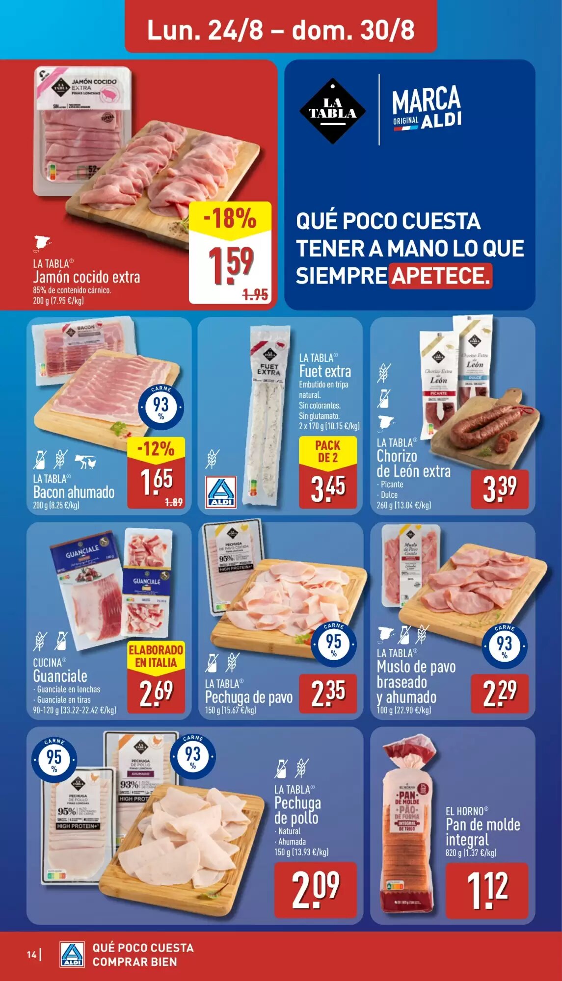 Folleto promocional de ALDI válido desde el 24/08/2026 - Página 14.
