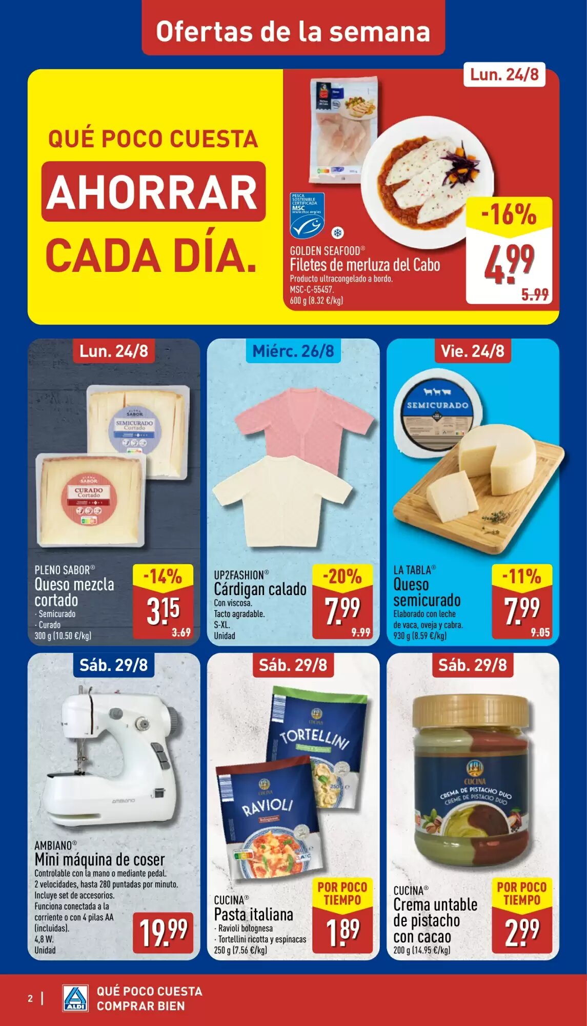 Folleto promocional de ALDI válido desde el 24/08/2026 - Página 2.