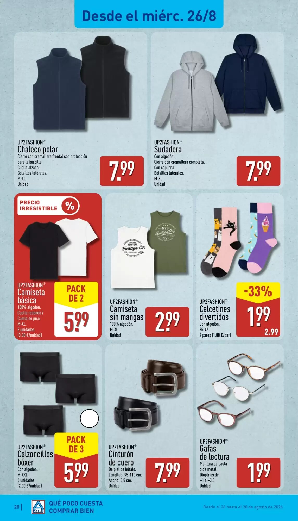 Folleto promocional de ALDI válido desde el 24/08/2026 - Página 20.