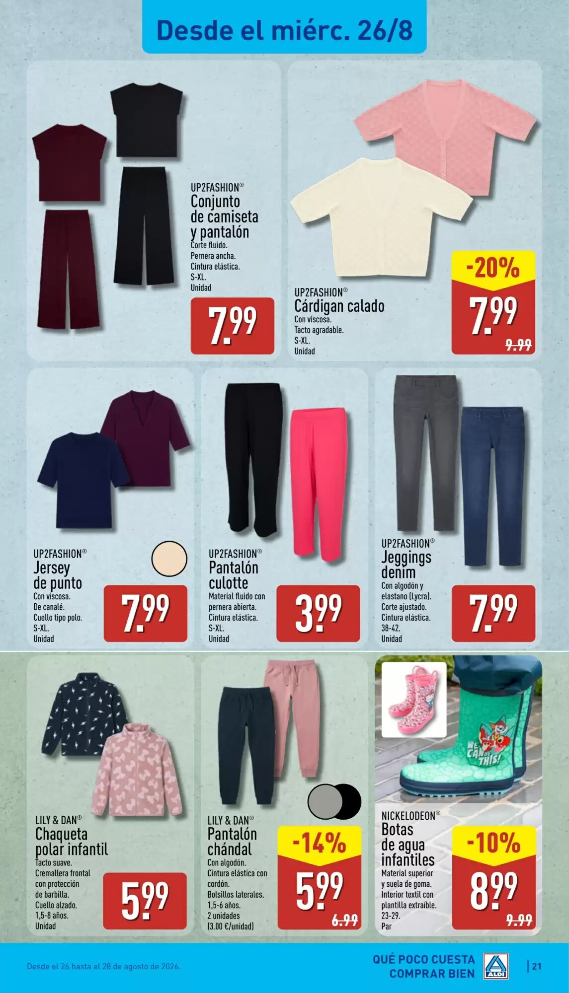 Folleto promocional de ALDI válido desde el 24/08/2026 - Página 21.