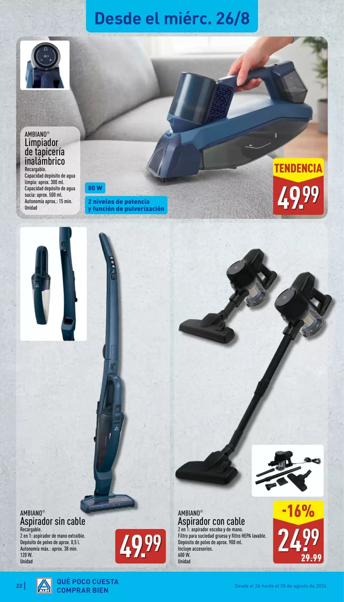 Folleto promocional de ALDI válido desde el 24/08/2026 - Página 22.