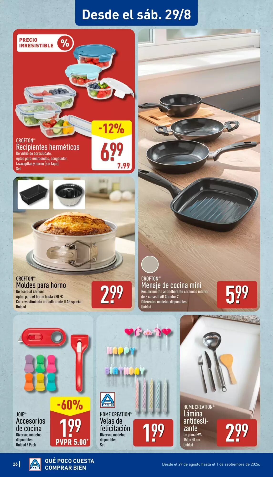 Folleto promocional de ALDI válido desde el 24/08/2026 - Página 26.