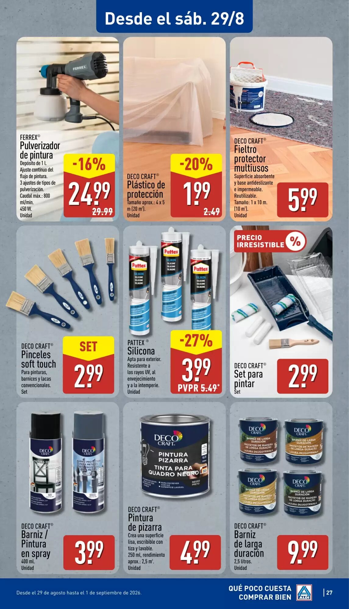 Folleto promocional de ALDI válido desde el 24/08/2026 - Página 27.