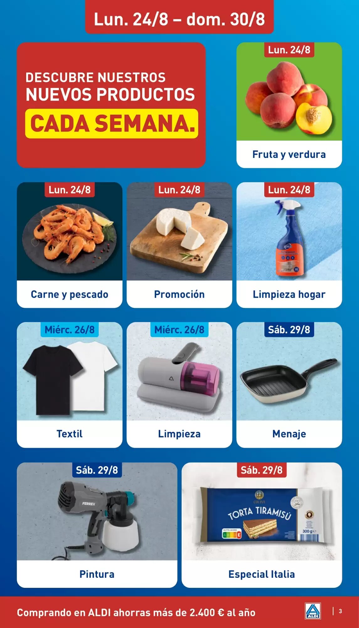 Folleto promocional de ALDI válido desde el 24/08/2026 - Página 3.
