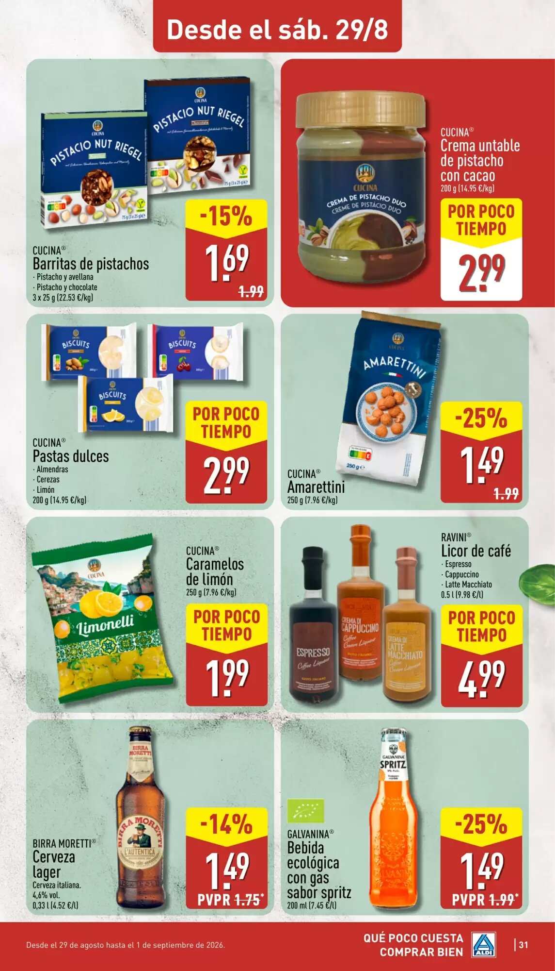 Folleto promocional de ALDI válido desde el 24/08/2026 - Página 31.