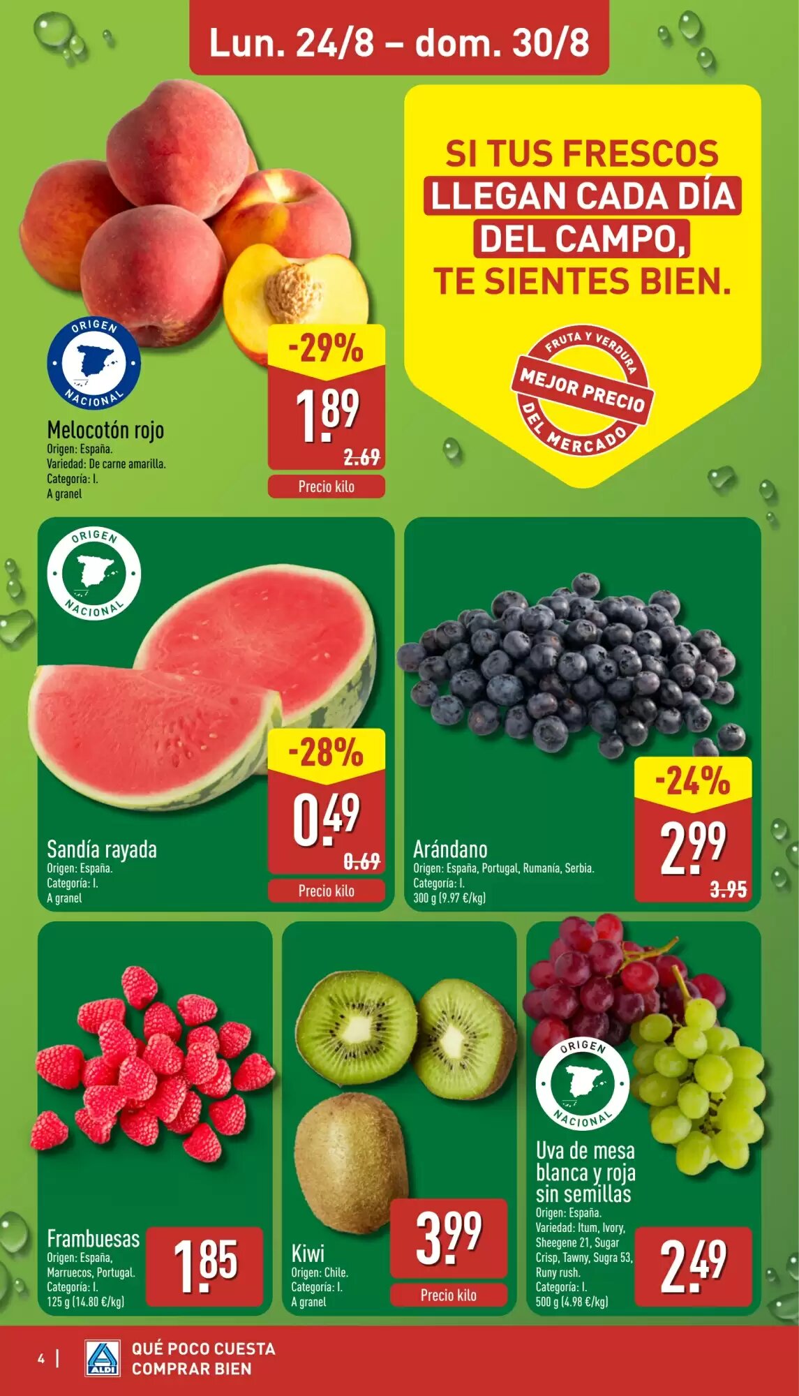 Folleto promocional de ALDI válido desde el 24/08/2026 - Página 4.