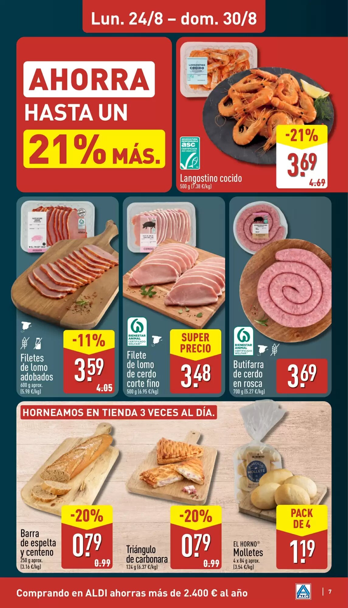 Folleto promocional de ALDI válido desde el 24/08/2026 - Página 7.