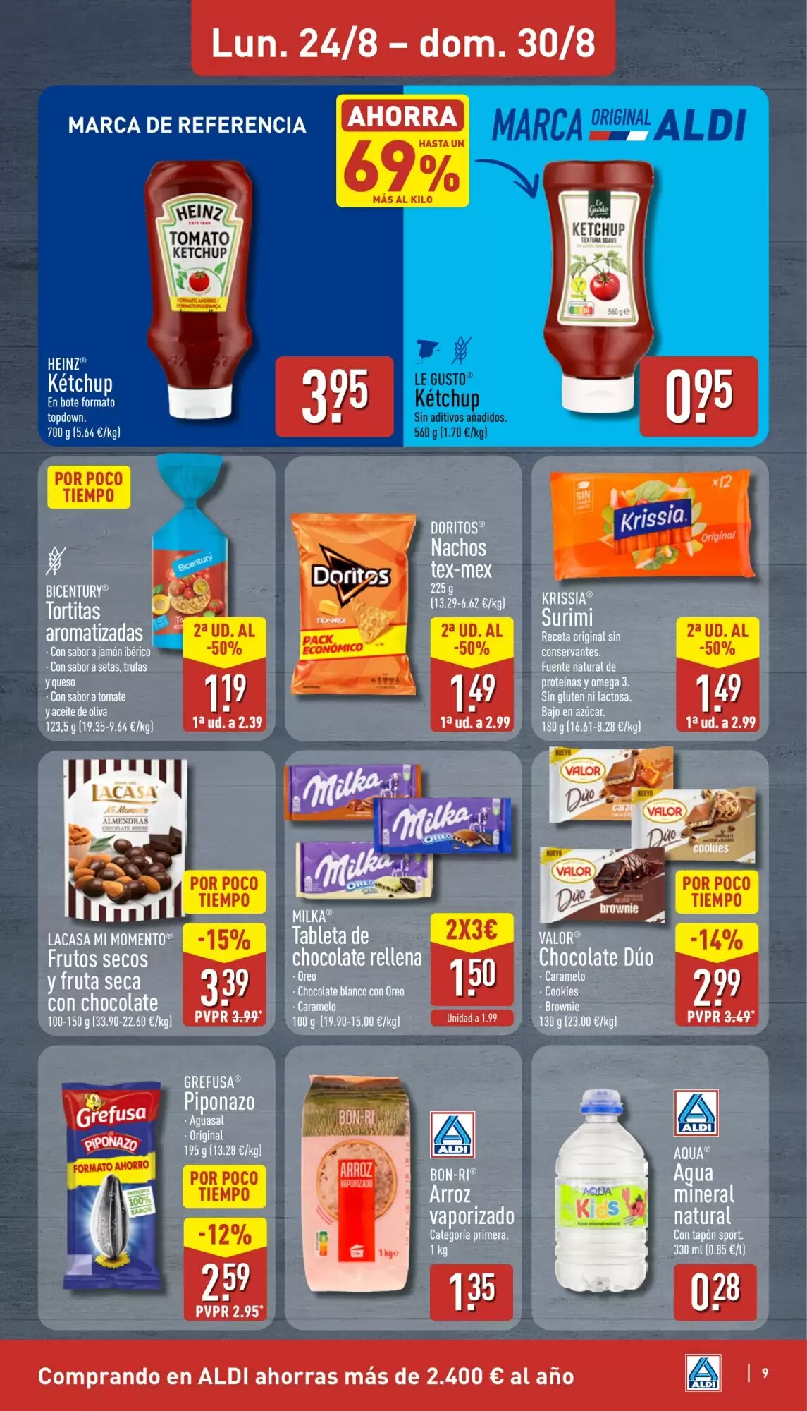 Folleto promocional de ALDI válido desde el 24/08/2026 - Página 9.