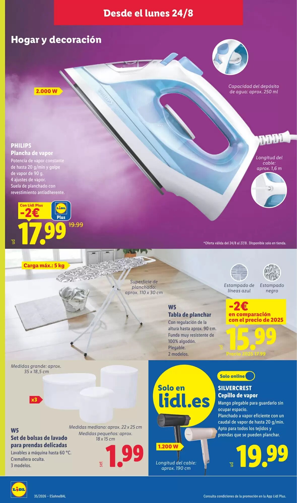 Folleto promocional de Lidl válido desde el 24/08/2026 - Página 12.