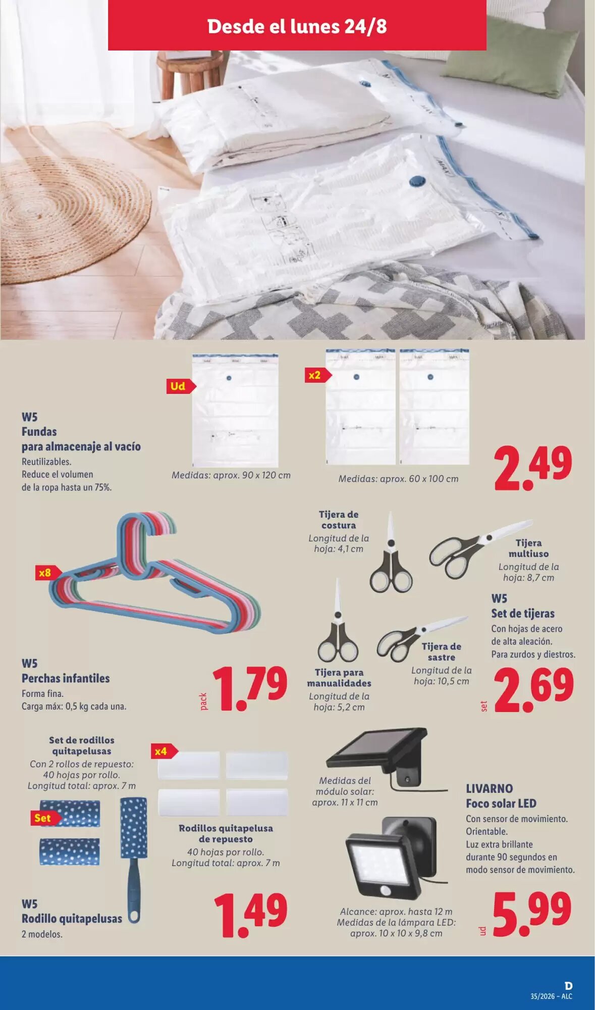 Folleto promocional de Lidl válido desde el 24/08/2026 - Página 15.