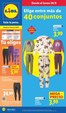 Folleto promocional de Lidl válido desde el 24/08/2026