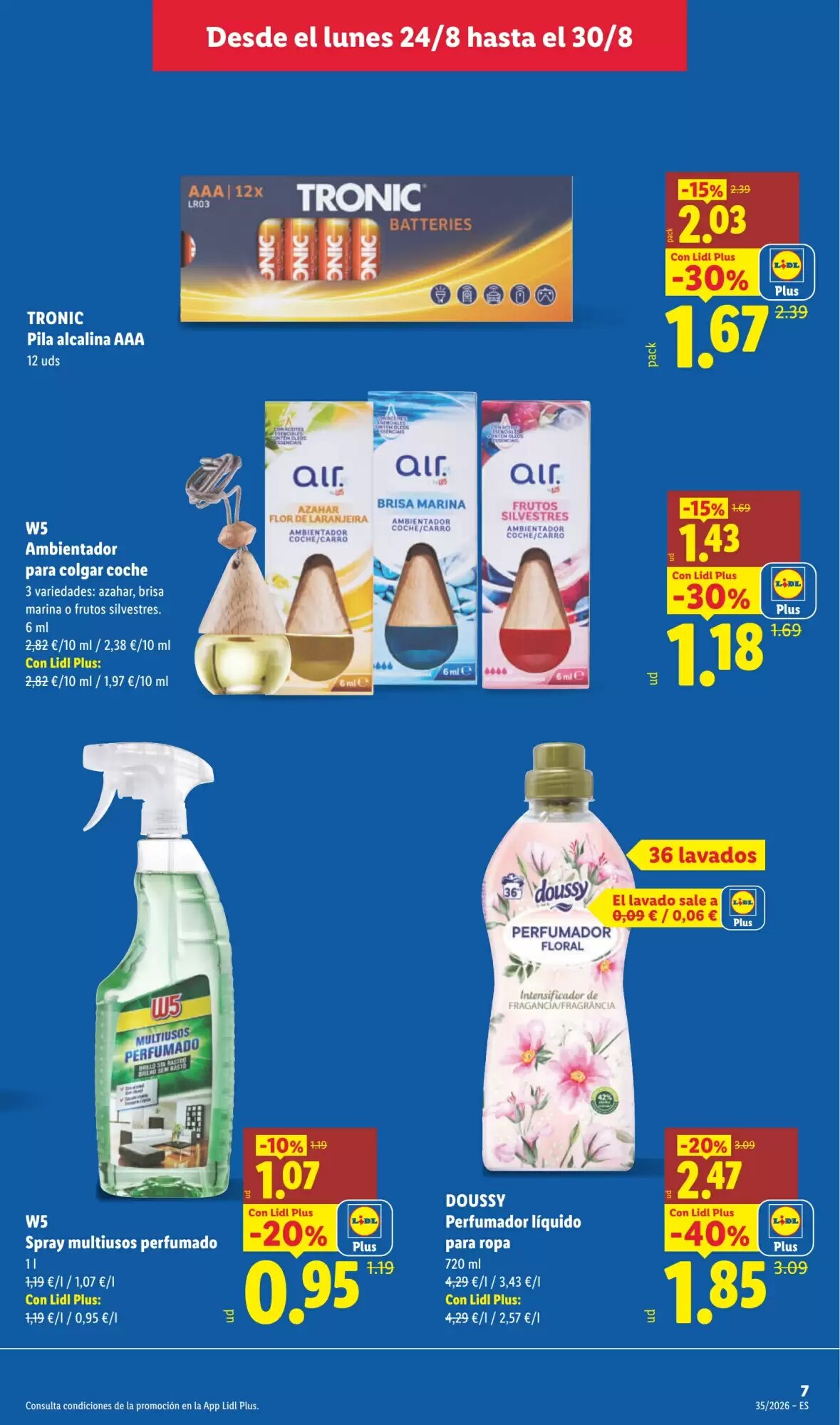 Folleto promocional de Lidl válido desde el 24/08/2026 - Página 11.
