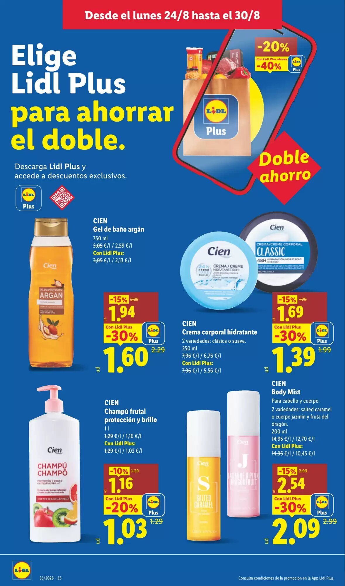 Folleto promocional de Lidl válido desde el 24/08/2026 - Página 12.