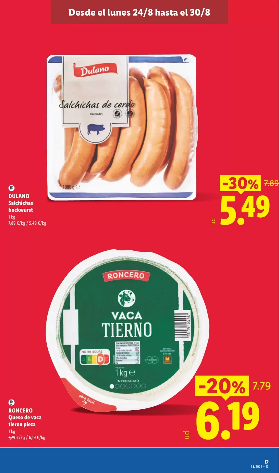 Folleto promocional de Lidl válido desde el 24/08/2026 - Página 3.
