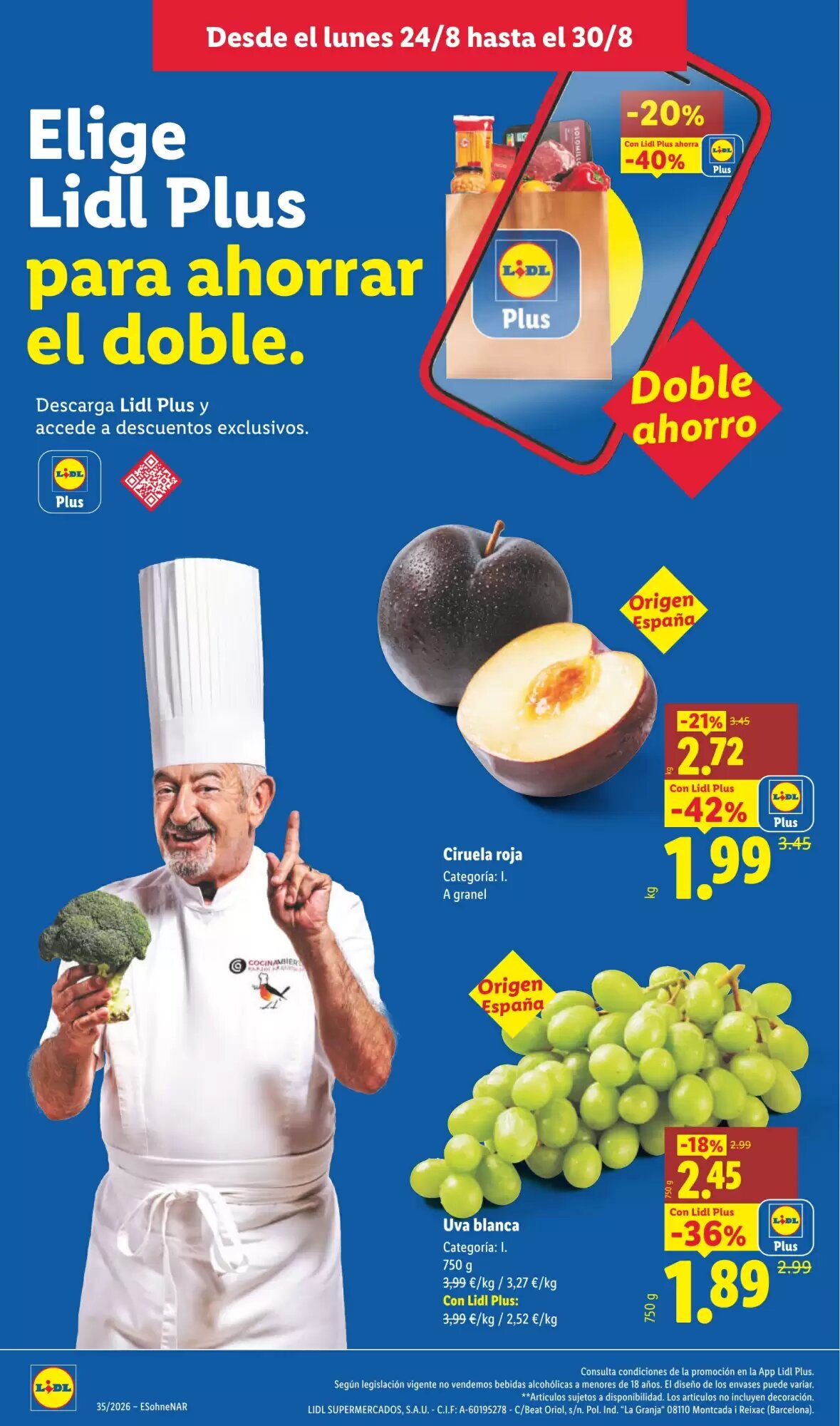 Folleto promocional de Lidl válido desde el 24/08/2026 - Página 4.