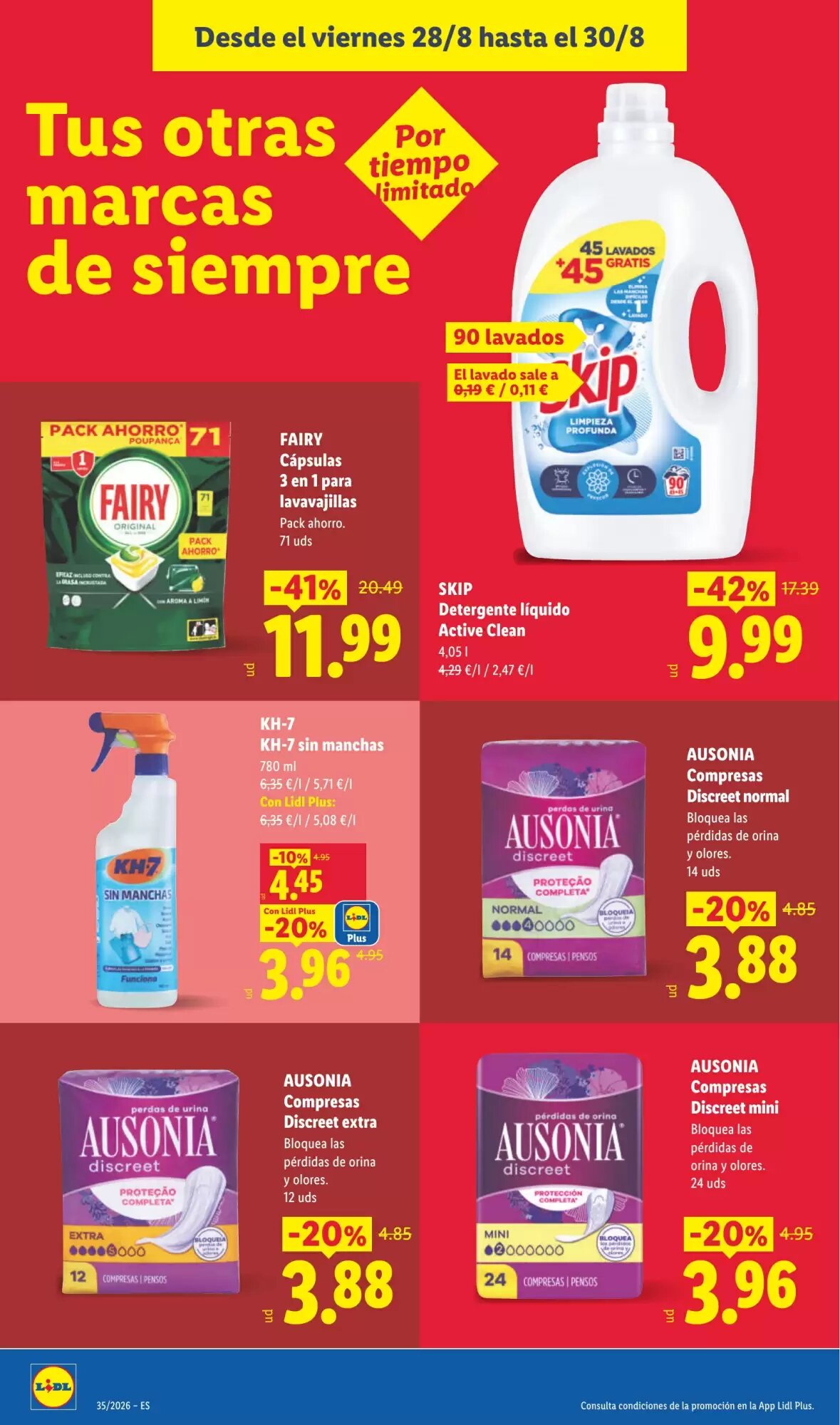 Folleto promocional de Lidl válido desde el 24/08/2026 - Página 40.