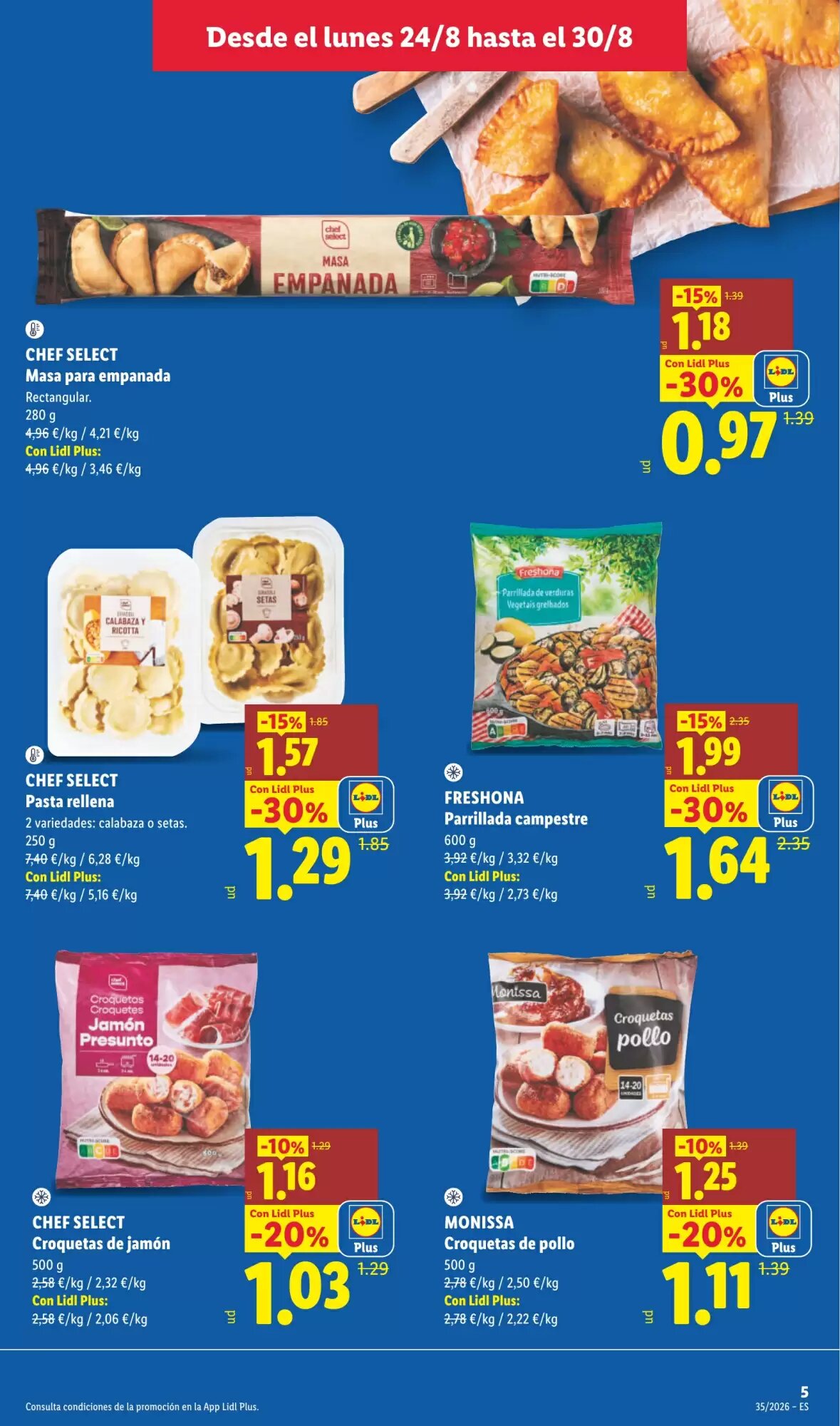 Folleto promocional de Lidl válido desde el 24/08/2026 - Página 7.