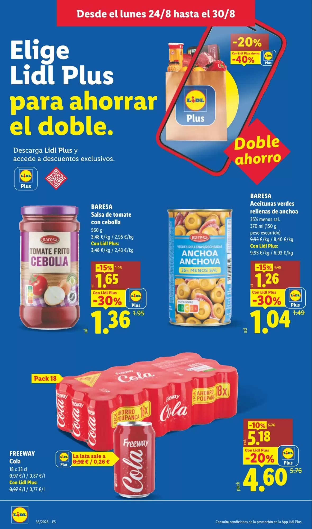 Folleto promocional de Lidl válido desde el 24/08/2026 - Página 8.