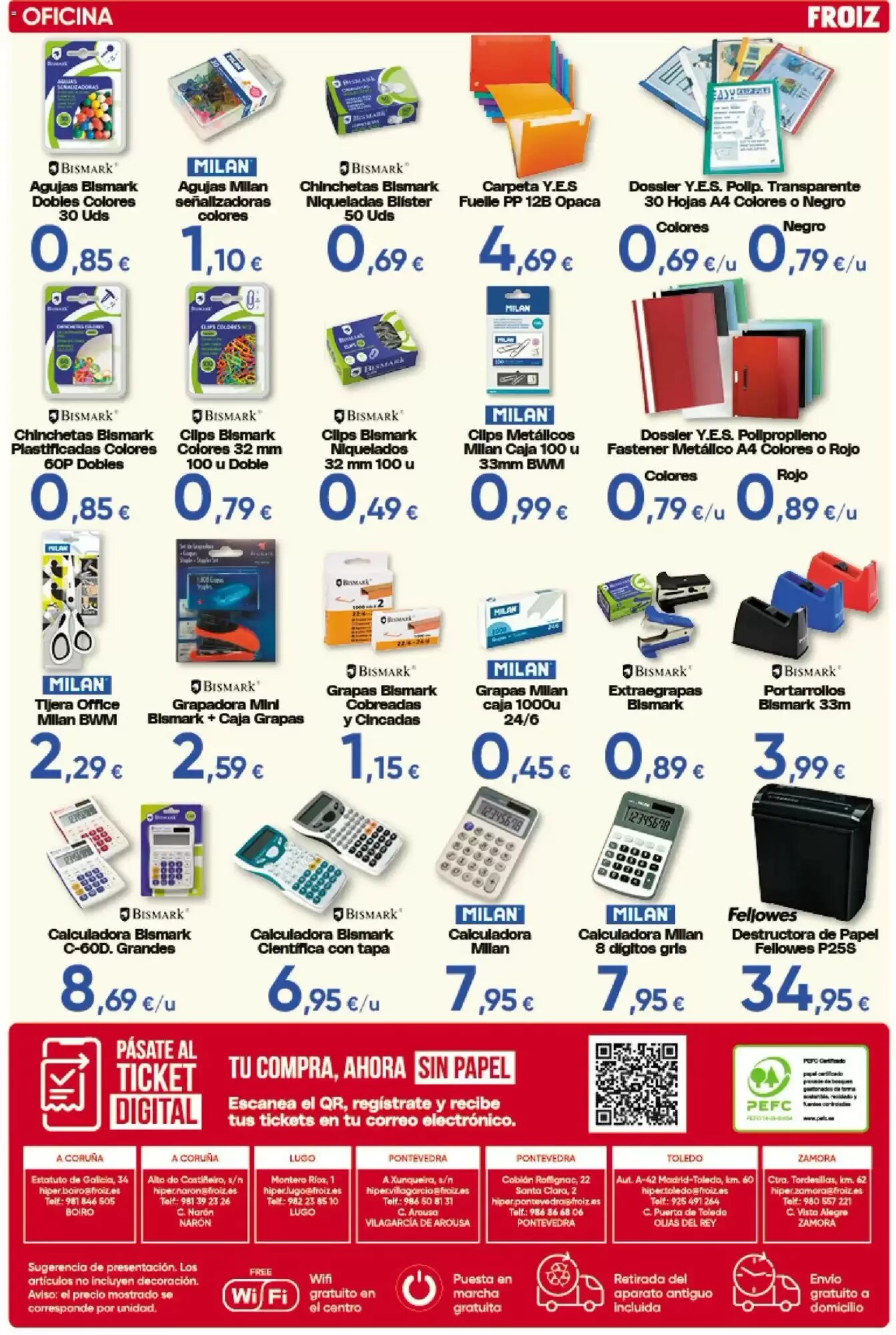 Folleto promocional de FROIZ válido desde el 25/08/2026 - Página 16.