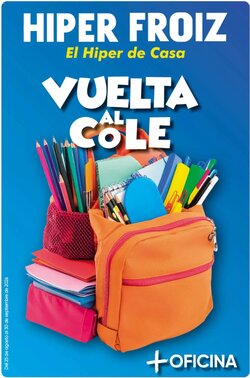 Folleto promocional de FROIZ válido desde el 25/08/2026