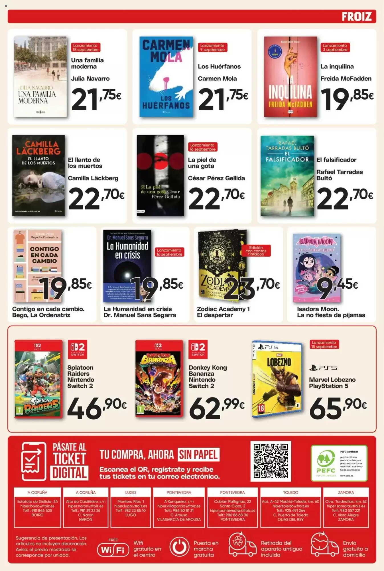 Folleto promocional de FROIZ válido desde el 26/08/2026 - Página 12.