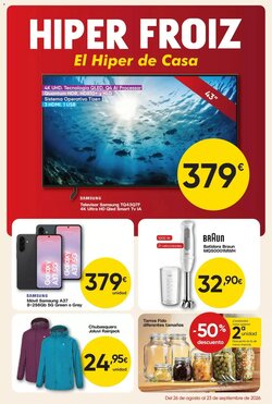 Folleto promocional de FROIZ válido desde el 26/08/2026